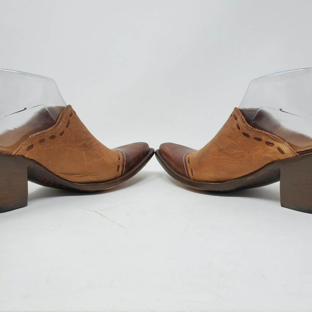 Old Gringo Woman’s Mules Slide Boots Brown Leather - Picture 5 of 8